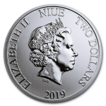 Niue Islands 2 $ - 1 Oz Silber Mickey Christmas 2019 BU