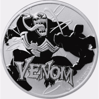 2020 Tuvalu 1 Oz Silber Marvel Venom AUD BU