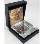 1 oz Burkina Faso 2016 - AMMONITE - World of Evolution - Silber Antik Metallic 1,000 Frs - 465 Millionen Jahre alter Ammonite