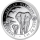 1 Unze Silber Somalia Elefant 2015 BU Privy Ziege