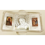 Niue Island 4 Oz Silber 20 Dollars Triptychon Johannes Paul II. Heiligsprechung 2014 PP