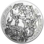 1 oz Ruanda 2014 BU - ANTILOPE IMPALA - African Ounce...