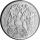 1 oz Ruanda 2014 BU - ANTILOPE IMPALA - African Ounce SILBER 50 RWF