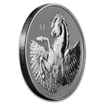 1 Unze Silber British Virgin Pegasus 2020 Reverse Cameo BU