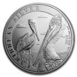 1 Unze Silber 2020 Barbados Caribbean Pelican Pelikan...