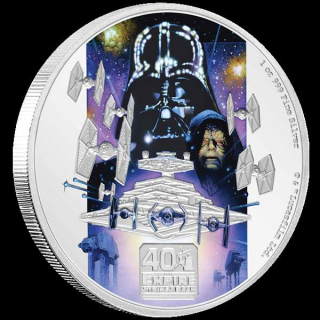 1 oz + 5 g Silber - Niue 2020 Proof -  2 Coin Set Das Imperium schlägt zurück Star Wars Set