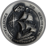 3 Unzen Silber Ruanda 2020 Nautical Ounce - MAYFLOWER -...