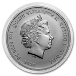2020 Tuvalu 1 Oz Silber Black Flag (The Royal Fortune)  1 AUD BU