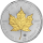 1 Unze Silber Maple Leaf 2020 Kanada teilvergoldet gilded
