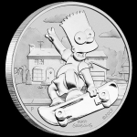 AURINUM*SUMMER*SALE** 2020 Tuvalu 1 Oz Silber Bart Simpson AUD BU