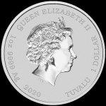 AURINUM*SUMMER*SALE** 2020 Tuvalu 1 Oz Silber Bart Simpson AUD BU