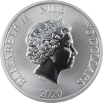1 Unze Silber Niue 2020 - T-REX - Tyrannosaurus Rex -...