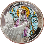 Togo 2014 100 Francs Heiligsprechung Papst Johnnes Paul...