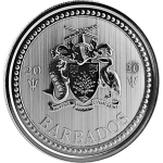 1 Unze Silber Barbados Trident 2020 Feingehalt 999