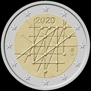 2 Euro Finnland 2020 Universität von Turku - bfr.   unc.