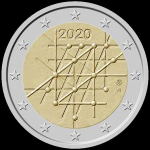 2 Euro Finnland 2020 Universität von Turku - bfr....