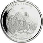 St. Kitts & Nevis, 2 Dollar, Brimstone Hill (3), 2020...