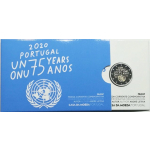 2 Euro Portugal 75 Jahre Vereinten Nationen 2020 BU in...