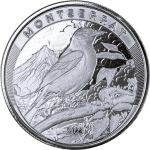 Montserrat,  2 Dollar, Montserrat Oriole (03)  EC8 1 Unze...